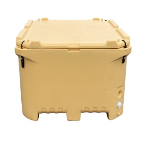 Contenitore isotermico rotostampato da 660L per pallet, per pesce e frutti <span class=keywords><strong>di</strong></span> mare, contenitore per catena del freddo per impieghi gravosi, <span class=keywords><strong>vasca</strong></span> per la lavorazione della carne per uso alimentare - Product Image 4