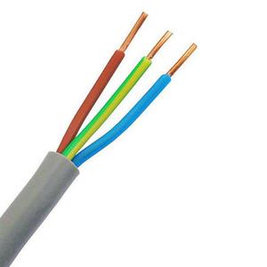 Câble <span class=keywords><strong>NYM</strong></span>-J pour la construction, fil de cuivre 16A avec isolation en PVC, conforme à la norme IEC pour une utilisation souterraine - Product Image 1