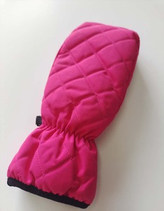 Gants de sports de plein air de haute qualité conception à carreaux Logo personnalisé <span class=keywords><strong>mitaine</strong></span> polaire neige Snowboard gants de ski pour dame fille - Product Image 3
