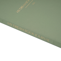 Carnet personnalisable A5/A4 avec logo, couverture en cuir PU, reliure thermique, journal de rêves, planificateur
