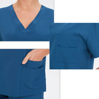 Ensembles d'uniformes médicaux à jambe droite extensibles dans les quatre sens pour femmes, uniformes de salon de beauté, esthéticiennes, cliniques dentaires, médecins, infirmières
