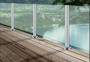 Ringhiera in Vetro Temperato di Sicurezza per Scale, per Uso Ospedaliero e Industriale, Struttura Solida, Sistemi di Ringhiere in Vetro per Edifici - Product Image 4