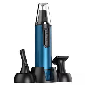 3 in 1 indolore naso sopracciglio orecchio Trimmer con lame <span class=keywords><strong>a</strong></span> doppio bordo impermeabile in acciaio inox ricarica USB - Product Image 2