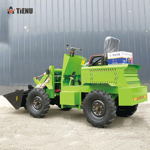Diskon besar pemuat Mini elektrik penggerak empat roda efisiensi tinggi muatan otomatis dengan <span class=keywords><strong>Front</strong></span> End <span class=keywords><strong>Loader</strong></span> dengan pembersih - Product Image 4