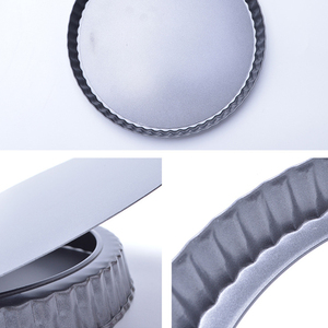 <span class=keywords><strong>Moule</strong></span> à <span class=keywords><strong>tarte</strong></span> de 4 pouces à 12.5 pouces avec fond amovible, <span class=keywords><strong>moule</strong></span> à quiche à cannelures en acier au carbone antiadhésif - Product Image 5