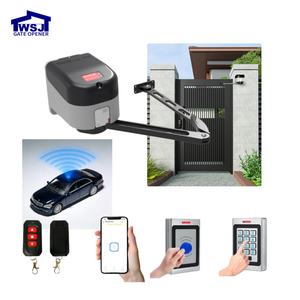 Moteur sans balais monté latéralement avec roulement robuste 350 kg, équipé d'un ouvre-porte <span class=keywords><strong>battant</strong></span> avec avertissement lumineux - Product Image 1