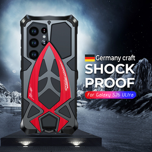 <span class=keywords><strong>Cover</strong></span> per Telefono in Metallo e <span class=keywords><strong>Silicone</strong></span> con Telaio in Metallo Stile Auto Sportiva 5G, Custodia Protettiva in Alluminio per Samsung Galaxy S26 Ultra <span class=keywords><strong>S21</strong></span>+ - Product Image 2