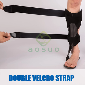 Rehabilitation geräte Kohle faser <span class=keywords><strong>AFO</strong></span> Brace Knöchel Fuß orthese für Fuß tropfen Knöchel Instabilität Extremitäten Spastik - Product Image 6