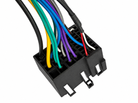 Faisceau de câblage autoradio en cuivre pur PVC pour MINI Android Navigation Alimentation Haut-parleur Commande au volant CANBUS