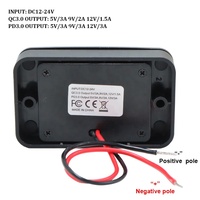 12v-24v 90W double PD3.0 USB C 36W & QC3.0 18W 3 ports chargeur de voiture prise accessoires pour voiture Bus RV camion camping-car