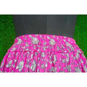 Hermosa Falda Rosa, Faldas de Algodón de Verano, Faldas Florales, Ropa Étnica, Falda Larga Maxi para Mujer, Talla Personalizada, Precio al por Mayor - Product Image 4