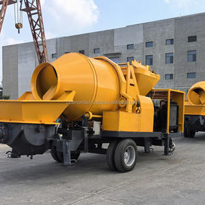 Venta caliente 30m3/H 40m3/H hormigonera portátil móvil con precio de bomba - Product Image 1