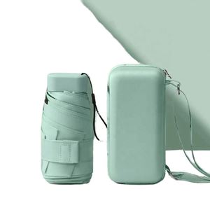 Parasol de voyage compact et léger en polyester, protection UV, pliable manuel, coupe-vent, idéal pour les affaires - Product Image 2