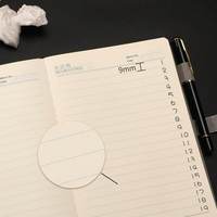 Nouveauté 2025 – Agenda de bureau A5 personnalisable, carnet de notes à feuilles mobiles, reliure cousue, PVC, 100 feuilles