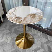 Table Basse Moderne Multifonctionnelle en Pierre Pandora Rock Slab pour Salon de Thé, Restaurant Occidental, Boissons et Snacks