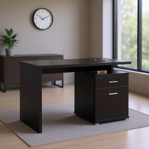 Escritorio de Oficina Moderno con 2 Cajones y Diseño Reversible para Mayor Eficiencia en el Espacio de Trabajo - Product Image 2