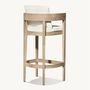 Mobilier d'extérieur Sassanid Tabouret de <span class=keywords><strong>bar</strong></span> et de comptoir <span class=keywords><strong>en</strong></span> <span class=keywords><strong>teck</strong></span> Balmain classique fabriqué <span class=keywords><strong>en</strong></span> <span class=keywords><strong>teck</strong></span> de qualité supérieure - Product Image 3