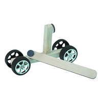 Petite voiture de fabrication bricolage manuel modèle de voiture répulsif paquet de matériel physique Science expérience jouet en bois jouet éducatif