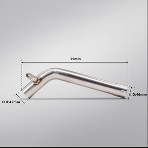 Collecteur d'échappement de <span class=keywords><strong>moto</strong></span>, raccordant le collecteur d'origine et le silencieux slip-on, pour Yamaha FZ6 FZ6 <span class=keywords><strong>Fazer</strong></span> 2004-2011 - Product Image 5