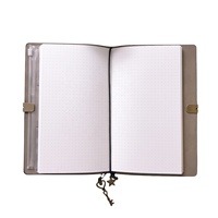 SIDAIXUE Vertikales Format Nachfüllbares Reisetagebuch PU-Leder-Einband Individuelles Design Druckbares Bullet Journal