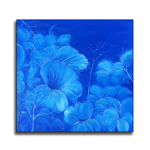 Handmade <span class=keywords><strong>Red</strong></span> Đêm Hoa Hồng Hoa Tranh Sơn Dầu Đối Với Trang Trí Nội Thất Vải Hỗ Trợ Với Phong Cảnh Chủ Đề - Product Image 4