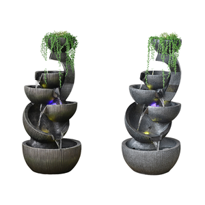 زخرفة مياه صناعية بسيطة وحديثة من الراتينج للمكاتب والديكور الصديقي - Product Image 6