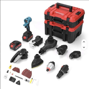 Juego de Herramientas Eléctricas Inalámbricas Profesionales de 21 V Sin Escobillas, Taladro Percutor Eléctrico 16 en 1 para Bricolaje y Taller - Product Image 5