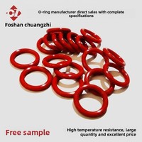 Anillos de Sellado de Silicona, Juntas Tóricas, Modelo Cz007, Origen Foshan; Diámetro del Alambre 1 mm 5 mm; Resistentes a Altas Temperaturas