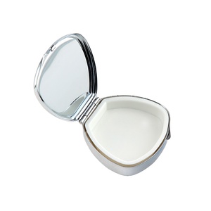 Caja de pastillas de metal portátil en blanco con logotipo personalizado, caja de almacenamiento de vitaminas portátil de viaje, contenedor de pastillas, caja de medicinas, registro personalizado - Product Image 1