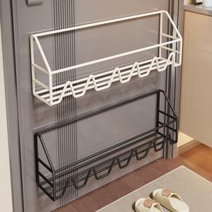Jinsheng Over Door <b>Shoe</b> <b>Rack</b> Double Layer Wall Mounted Storage For Sports <b>Shoes</b> No Drilling Required - Product Image 1