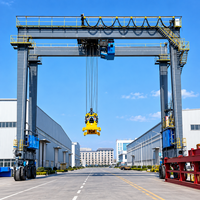 Pont roulant à double poutre de 200 tonnes avec palan à chariot à double vitesse pour les chantiers de modules offshore