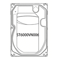 ST2000VN003 2TB Enterprise Internal HDD 5900RPM 256MB 3.5 SATA 3.0 6Gb/s Interface Metal Shell Baru untuk Pusat Data Server