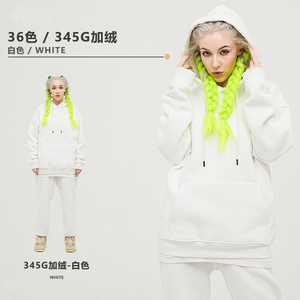 Customized embroidery 2026 Oversized Knitted <b>Hoodie</b> Digital Printing DTG Polyester/Cotton Unisex Stand Collar Hoodies For <b>men</b> - Product Image 6