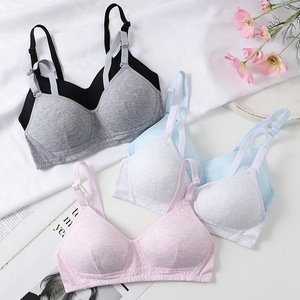 <span class=keywords><strong>Reggiseno</strong></span> alla moda per ragazze A <span class=keywords><strong>B</strong></span> Cup <span class=keywords><strong>reggiseno</strong></span> in cotone formato 32 senza fili leggermente foderato Comfort seno piccolo <span class=keywords><strong>reggiseno</strong></span> per le donne - Product Image 2