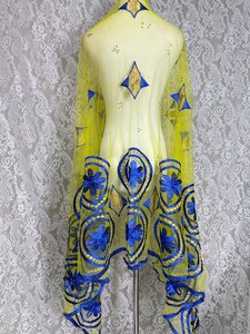 <span class=keywords><strong>Africain</strong></span> musulman femmes 12 couleurs Voile pierre Hijab châle doux personnalisé dentelle broderie écharpe pas cher en gros traditionnel ethnique - Product Image 6