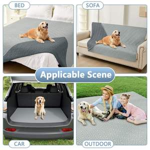 Moderne feste Muster Winter bezug für Haustiere Wasserdichte Sofa Couch und Hunde bett Weiche wasch bare Decke - Product Image 4