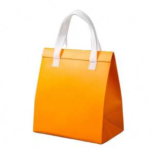 Durable Foldable Non Woven Tote Insulation <b>Bag</b> <b>Reusable</b> Grocery Thermal Shopping <b>Bag</b> - Product Image 1