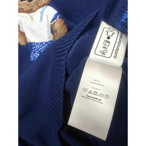 2026 <span class=keywords><strong>Ralf</strong></span> RL Automne/Hiver – Pull en maille à col rond, doublure en laine mohair, manches longues, style britannique ample, brodé, pour jeune public - Product Image 3