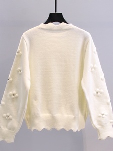 Grossiste Boutique 2025 Nouvelle Mode Cardigan Tricoté à Perles Manches Longues Doux pour Femme - Product Image 5