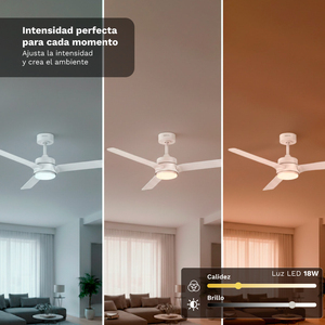 Ventilatore da Soffitto Grunkel Skyeasy52 52 Pollici DC con Luce e Telecomando - Product Image 4