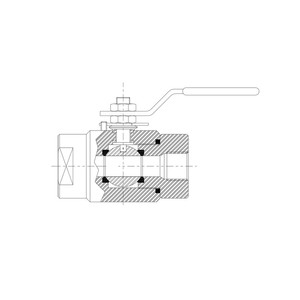 บอลวาล์วลอยแรงบิดต่ํา ขนาด 1.1/2'' SW ปลายเหล็กคาร์บอน เหมาะสําหรับบริการกระบวนการหลายรายการ การใช้งานในอุตสาหกรรม - Product Image 2