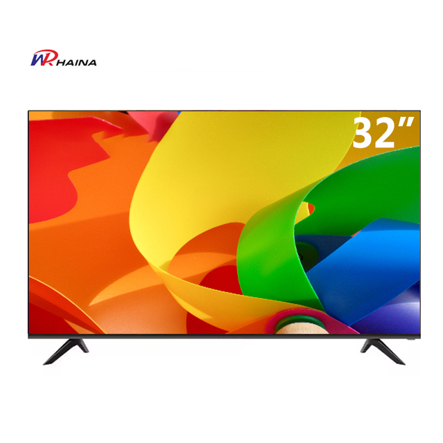 HAINA OEM Led Tv Manufacturer HD Android Smart 32 Inch Frameless Wifi bluetooth Dvb-T2 Tv with S2