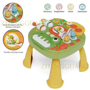 Juego de rompecabezas de Piano de dinosaurio multifuncional Zhengguang, juguetes de mesa de aprendizaje, tablero sensorial ocupado para bebés, juguetes Montessori para niños pequeños - Product Image 6