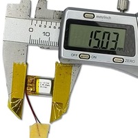 Batterie LithoTop à succès – Cellule Lipo rechargeable au lithium polymère 301012 3,7 V 25 mAh pour l'électronique grand public et les jouets