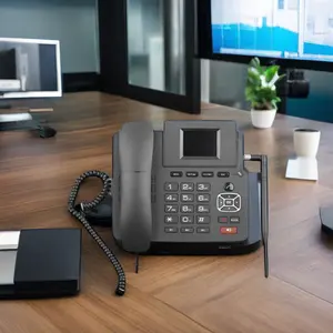 Sasincomm P03 produk VoIP 2.4 inci tetap 4G dengan WiFi Hotspot Desktop Hotel kantor rumah sakit sekolah telepon voip