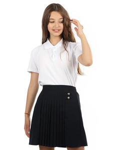 เสื้อโปโลแขนสั้นคอปกสำหรับเด็กนักเรียน<span class=keywords><strong>ประถม</strong></span>  แบบยูนิเซ็กซ์  รับสกรีนโลโก้สำหรับเด็กในโรงเรียน - Product Image 1