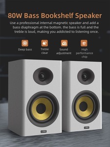 Sistema <span class=keywords><strong>de</strong></span> Altavoces <span class=keywords><strong>de</strong></span> Computadora con Subwoofer <span class=keywords><strong>de</strong></span> 80W y 4', <span class=keywords><strong>de</strong></span> Madera, 2.0, Activos, con Cable e Inalámbricos BT5.3, para Cine en Casa, <span class=keywords><strong>Estudio</strong></span>, Monitor, Teléfono - Product Image 4