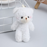 Mini peluche douce mignonne porte-clés ours en peluche petite taille peluche douce miniature ours en peluche jouet en peluche