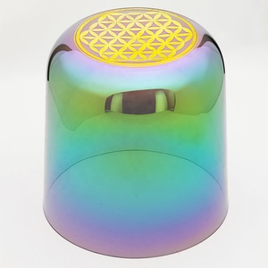Set di 7 Ciotole per Meditazione Zen in Quarzo Luminoso Personalizzabili di Mountain Rain, con Martello in Camoscio per Guarigione Sonora e <span class=keywords><strong>Pace</strong></span> Interiore - Product Image 3