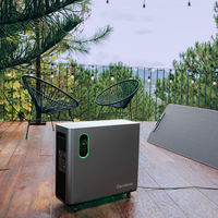GenDome Home 3000, Estación de Energía Portátil de 3000W, 3072Wh LiFePO4, Generador Solar con Función UPS para Emergencias en el Hogar